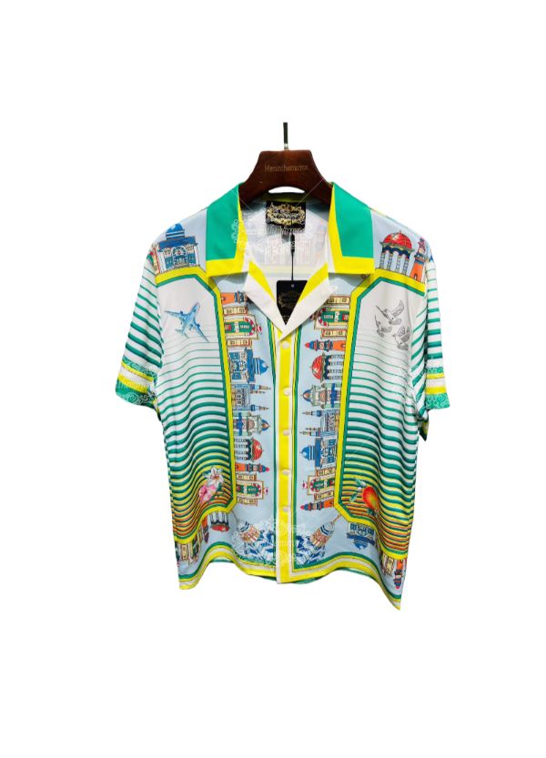 ब्लैक गोल्ड जियोमेट्रिक सिटीस्केप टी | गैलरी लक्स