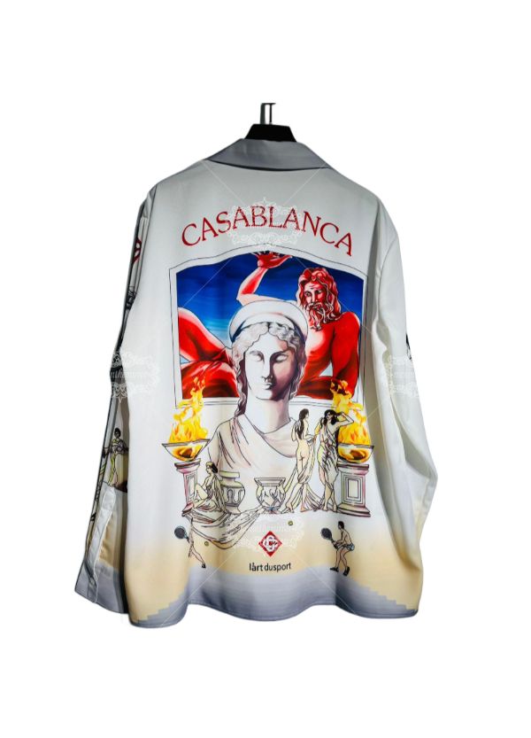 ओपुलेंट मेडुसा बारोक प्रिंट शर्ट | डार्क लक्स शॉर्ट