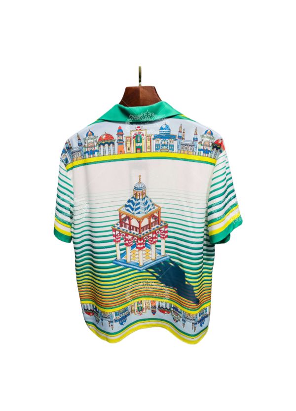 ब्लैक गोल्ड जियोमेट्रिक सिटीस्केप टी | गैलरी लक्स