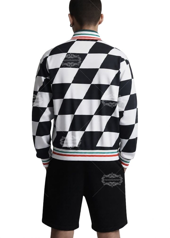 मोनोक्रोम कैसाब्लांका ग्रांड प्रिक्स चेक शर्ट